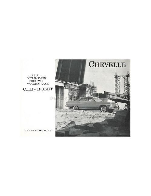 1964 CHEVROLET CHEVELLE BROCHURE NEDERLANDS, Boeken, Auto's | Folders en Tijdschriften, Chevrolet