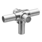 Buiskoppeling T-stuk Zij-uitgang Ø 33 mm Aluminium, Verzenden, Nieuw