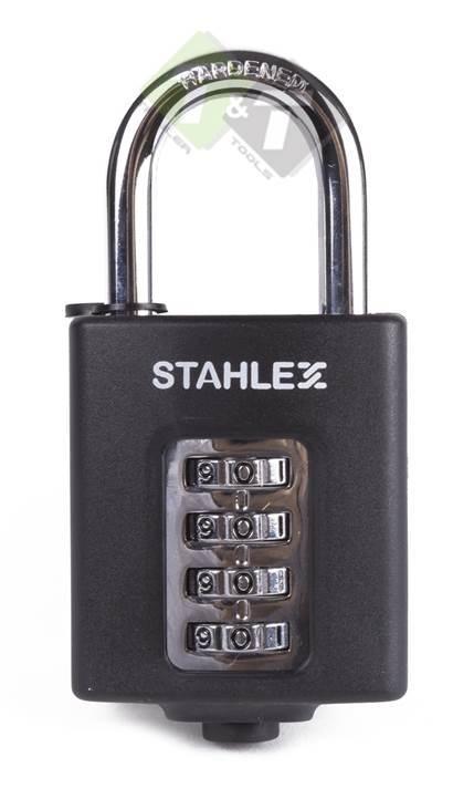 Hangslot Stahlex 50 Mm, Cijferslot, Cijferhangslot, Doe-het-zelf en Verbouw, Hang- en Sluitwerk, Overige typen, Nieuw, Koper of Messing