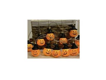 Veiling - Halloween verlichting - pompoen slinger beschikbaar voor biedingen