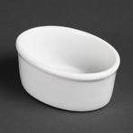 Whiteware ovale ramekins | Porselein | 10,5Øcm | 12 stuks, Verzenden