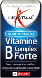 LUCOVITAAL VITAMINE B COMPLEX FORTE TABLETTEN POT 60 STUKS, Verzenden, Nieuw