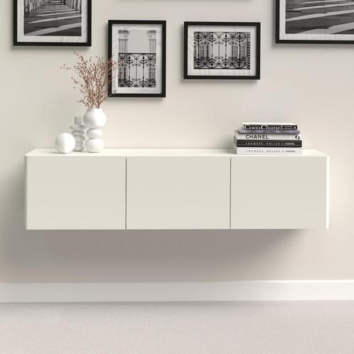 *WOONWINKEL* Zwevend Tv-meubel Wit 146 Cm, Huis en Inrichting, Kasten | Televisiemeubels, Nieuw, Verzenden