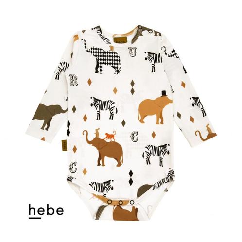Romper met circusprint - maten: 62/68, 74/80, 86/92 - HEBE, Kinderen en Baby's, Babykleding | Overige, Nieuw, Verzenden