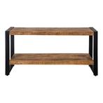 Tv-meubel Mangohout Britt 120 cm, Verzenden, Nieuw, Overige houtsoorten, Industriële meubels