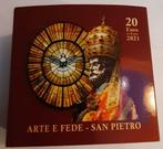 Vaticaan. 20 Euro 2021 San Pietro Proof (Zonder