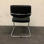 Tweedehands sitland vergaderstoel / sledestoel, zwart -, Huis en Inrichting, Stoelen, Gebruikt, Zwart, Ophalen of Verzenden, Eén