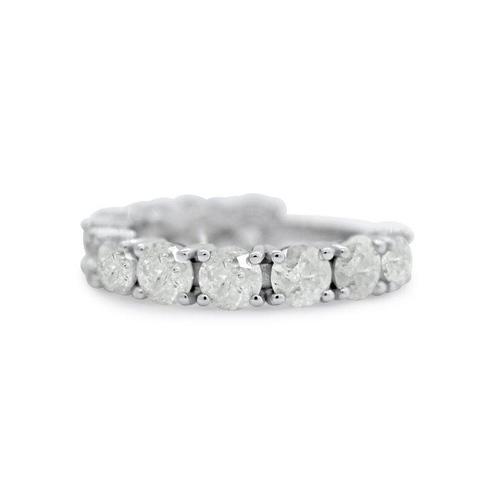 Zonder Minimumprijs - Eeuwigheidsring - 14 karaat Witgoud -, Sieraden, Tassen en Uiterlijk, Antieke sieraden