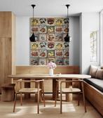 Decoratief paneel Vintage Fruits -170x140cm- Met uiterste