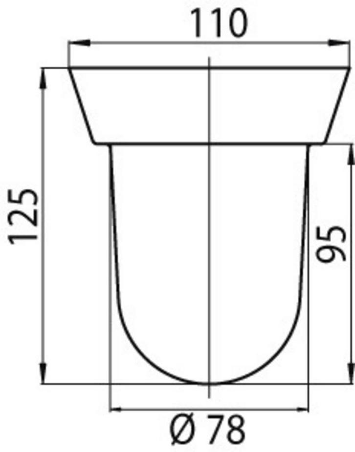 Emco Inzet voor toiletborstelhouder van €102.00 voor €55.97, Huis en Inrichting, Badkamer | Badtextiel en Accessoires, Overige typen