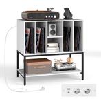 LIVSK Platenspeler Tafel met Oplaadstation - 6 Vakken voor V, Verzenden, Nieuw