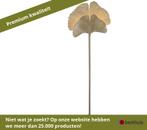 Coco Maison Ginkgo vloerlamp 1 E27 - Goud, Ophalen of Verzenden, Nieuw, Overige materialen