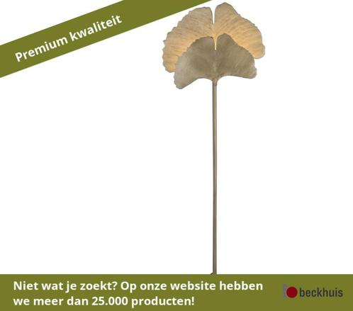 Coco Maison Ginkgo vloerlamp 1 E27 - Goud, Tuin en Terras, Buitenverlichting, Nieuw, Overige materialen, Ophalen of Verzenden