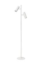 Lucide CLUBS - Vloerlamp - 2xGU10 - Wit, Verzenden, Zo goed als nieuw