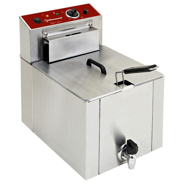 Diamond Friteuse | Elektrisch | 12L | 400v | Aftapkraan | 32, Zakelijke goederen, Horeca | Keukenapparatuur, Nieuw in verpakking
