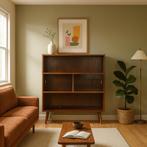 Boekenkast | Vintage | Clausen Og Søn |  3592, Ophalen of Verzenden, Zo goed als nieuw, Overige houtsoorten, Mid-Century