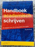 Handboek academisch schrijven (Joy de Jong), Boeken, Studieboeken en Cursussen, Verzenden, Gelezen, Joy de Jong