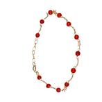 Zonder Minimumprijs - Armband - 18 karaat Geel goud Koraal, Sieraden, Tassen en Uiterlijk, Armbanden, Nieuw