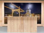 Steigerhouten Balie, Ophalen of Verzenden, Nieuw, Inclusief barstoelen