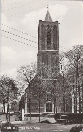 WESTBROEK - Ned. Herv. Kerk, Verzamelen, Ansichtkaarten | Nederland, Verzenden