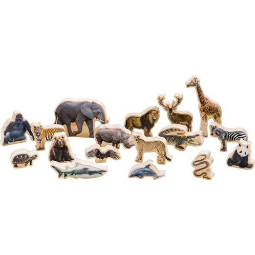 Eduplay - Eduplay - Houten Dieren Set - Wild, Kinderen en Baby's, Speelgoed | Houten speelgoed, Nieuw, Verzenden