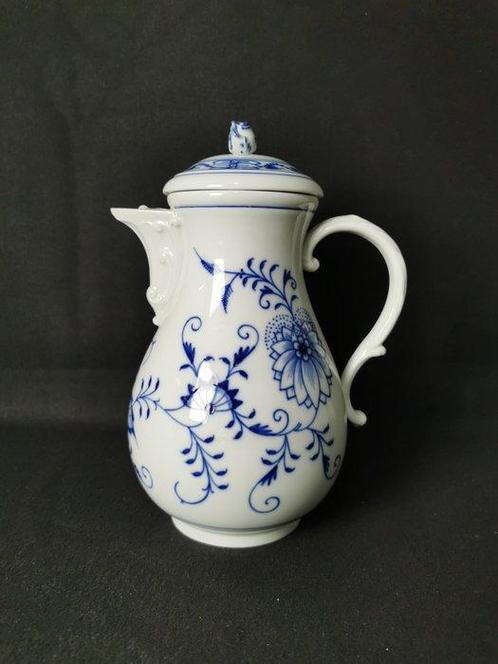 Meissen - Cipolla Blu - Caffettiera, Lattiera, Vassio e, Antiek en Kunst, Antiek | Meubels | Tafels