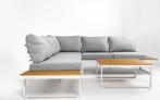 Hoek Loungeset Madeira Aluminium Frost White Datho Outdoor, Tuin en Terras, Tuinsets en Loungesets, Verzenden, Nieuw
