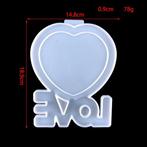 Siliconenmal Fotolijstje Hart Love   voor Epoxy Resin, Ophalen of Verzenden, Nieuw
