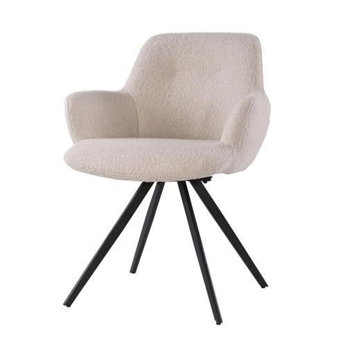 Doreen Boucle Beige, Huis en Inrichting, Stoelen, Eén, Overige kleuren