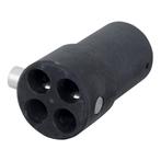 WENTEX® 4-weg vervangende Connector Ø50,8 mm - zwart, Muziek en Instrumenten, Licht en Laser, Verzenden, Nieuw