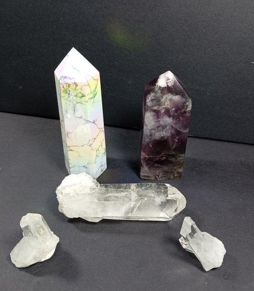 Natuurlijke mineralen Mineralencollectie - Hoogte: 0 cm -, Verzamelen, Mineralen en Fossielen
