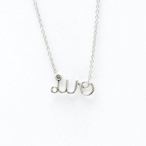Christian Dior - Ketting met hanger - 18 karaat Witgoud, Sieraden, Tassen en Uiterlijk, Antieke sieraden