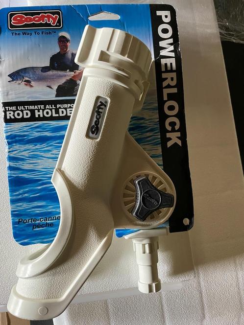 Scotty 229 Powerlock Hengelhouder Wit, Watersport en Boten, Hengelsport | Algemeen, Overige typen, Nieuw