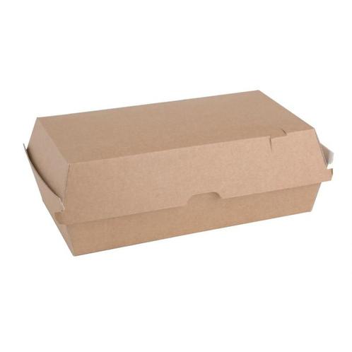 Fiesta Compostable composteerbare hamburgerdoosjes kraft, Huis en Inrichting, Keuken | Keukenbenodigdheden, Verzenden