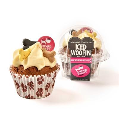 The Barking Bakery Vanilla Woofin Met Vanilla Glazuur, Dieren en Toebehoren, Honden-accessoires, Nieuw, Verzenden