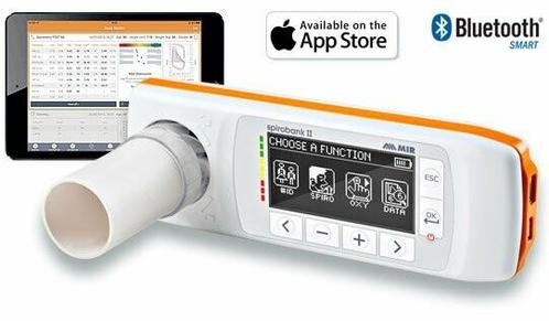 Spirobank II Spirometer Smart Bluetooth connectie met iPad +, Diversen, Verpleegmiddelen, Nieuw, Verzenden