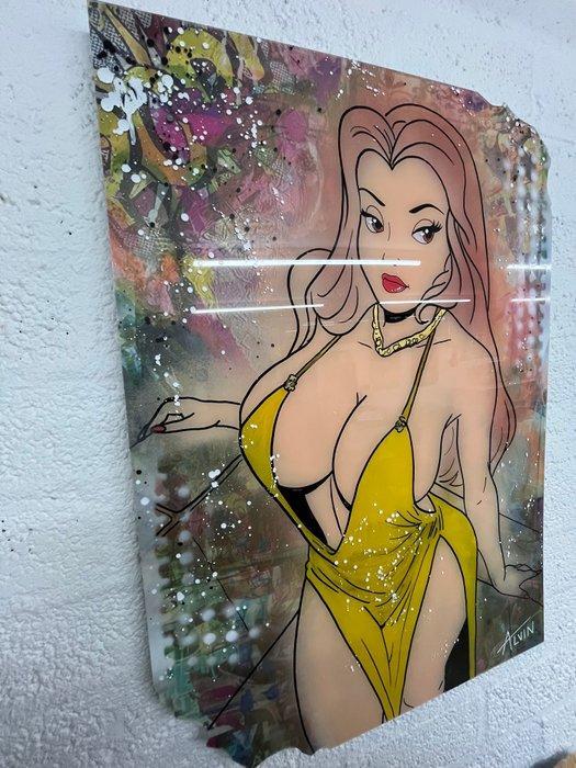 Alvin Silvrants - Glamour model Belle - High Gloss cutting, Antiek en Kunst, Kunst | Designobjecten