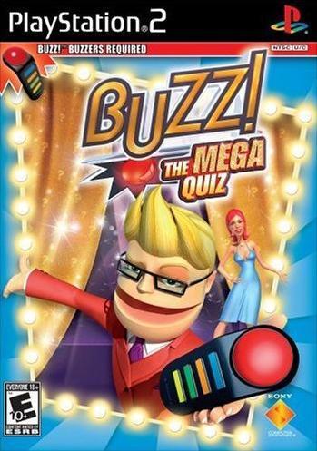Buzz - The Mega Quiz PS2 Garantie & morgen in huis!, Spelcomputers en Games, Games | Sony PlayStation 2, Zo goed als nieuw, Muziek