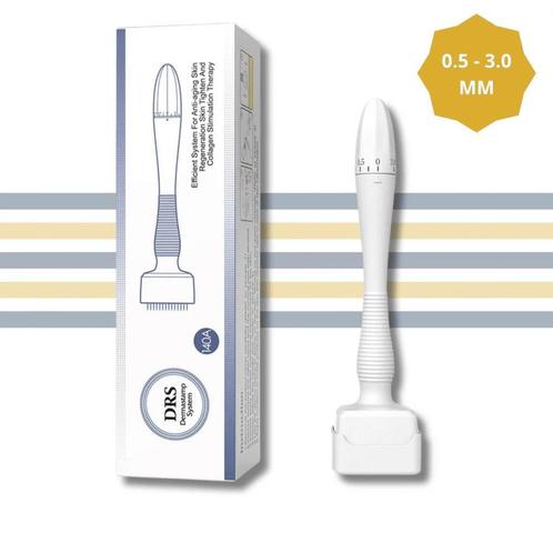 Dermastamp 140 naalden - 0.5 - 3.0 mm - 10% Korting: MINO10, Sieraden, Tassen en Uiterlijk, Uiterlijk | Lichaamsverzorging, Nieuw