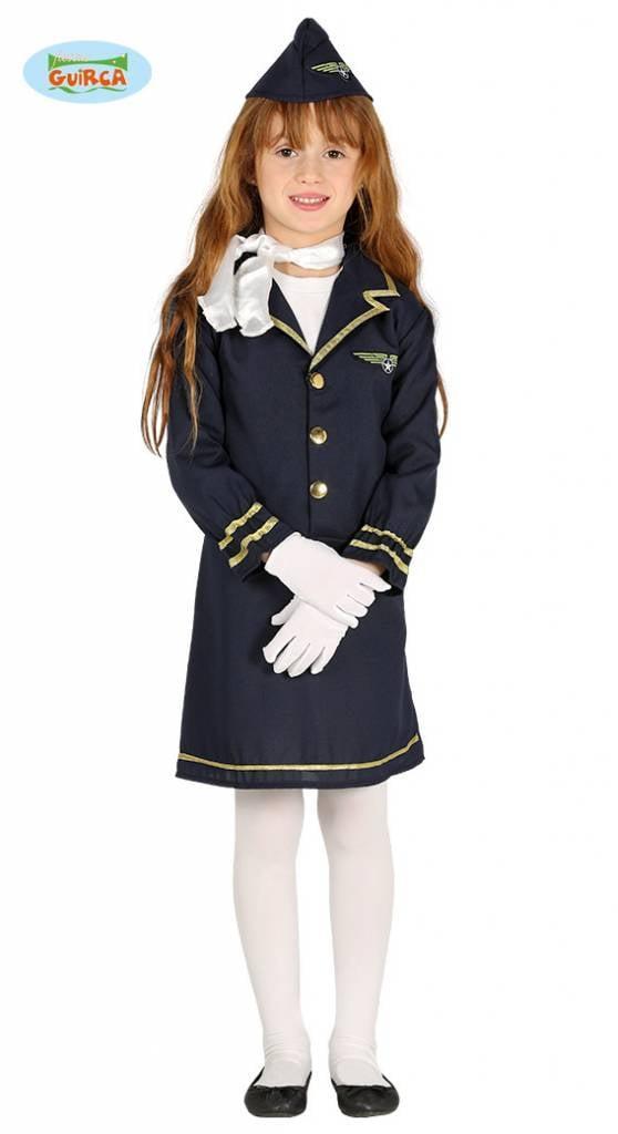 Stewardess Jurkje Kind, Kleding | Dames, Carnavalskleding en Feestkleding, Nieuw, Ophalen of Verzenden