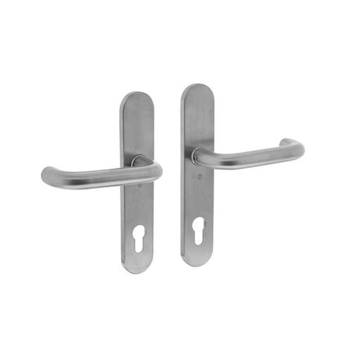 Intersteel Deurkruk Rond op schild profielcilindergat 92mm -, Doe-het-zelf en Verbouw, Hang- en Sluitwerk, Nieuw, Verzenden