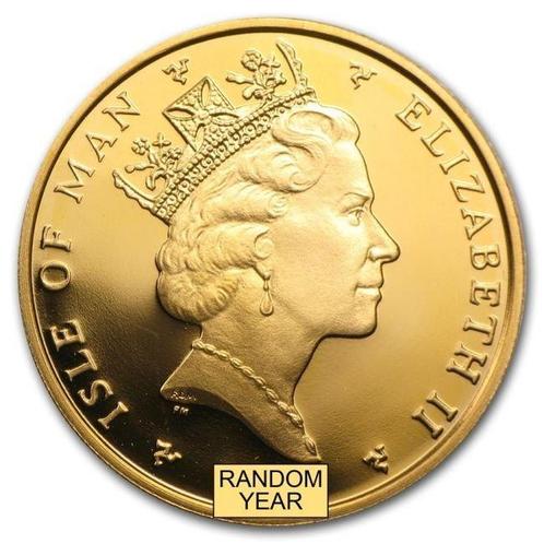 Isle of Man. 1/2 oz Isle of Man Angel Gold Coin (Random, Postzegels en Munten, Edelmetalen en Baren