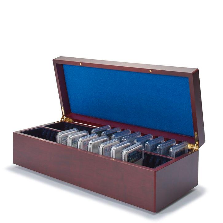 Leuchtturm Volterra Cassette voor 50 Slabs, Postzegels en Munten, Munten en Bankbiljetten | Toebehoren, Verzenden