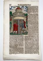 Hans Weiditz (1500-1536) - Woodcut leaf; Medieval Life: