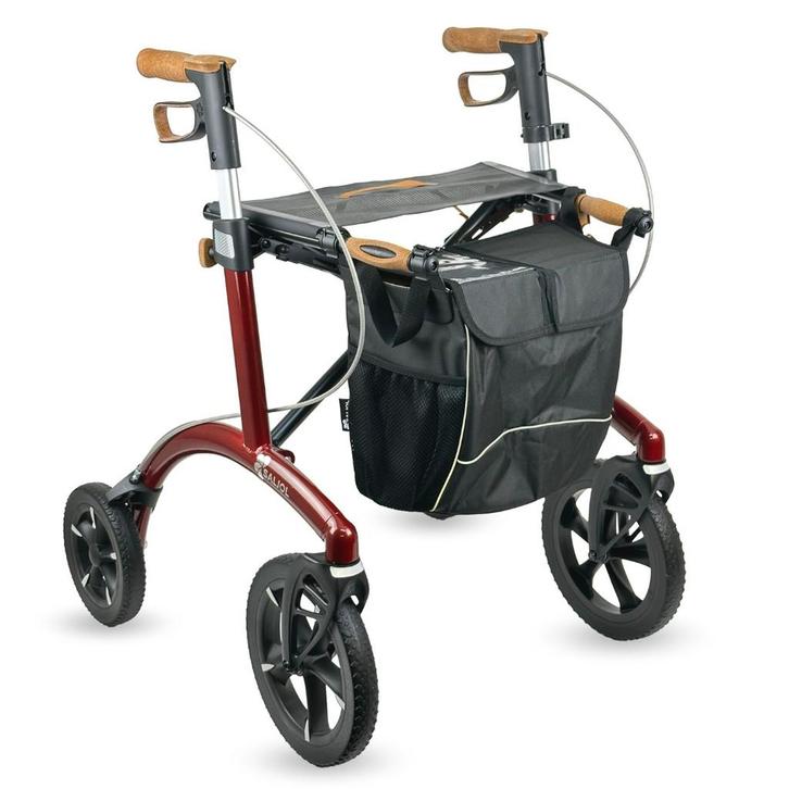 Saljol Allround Rollator AR62 - Barolo Red M, Diversen, Rollators, Nieuw, Ophalen of Verzenden