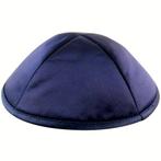 Keppel / Kippah diep marineblauw satijn van stevige kwali..., Verzenden, Nieuw