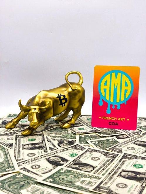 AMA (1985) - Bitcoin the Bull - Bitcoin, Antiek en Kunst, Kunst | Schilderijen | Modern