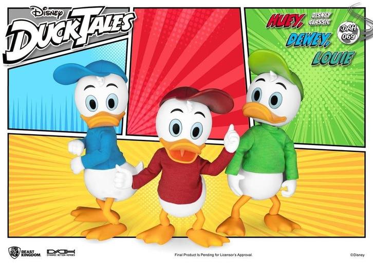 DuckTales Dynamic 8ction Heroes Action Figure 3-Pack Huey, D, Verzamelen, Disney, Nieuw, Ophalen of Verzenden