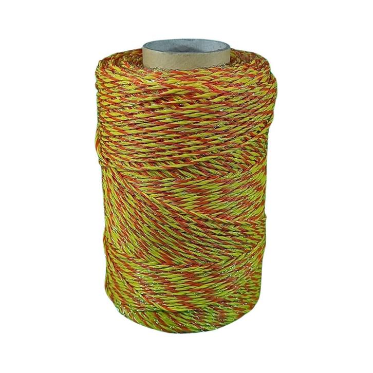 Schrikdraad geel-oranje 200meter 2mm, Tuin en Terras, Gaas en Draad, Ophalen of Verzenden