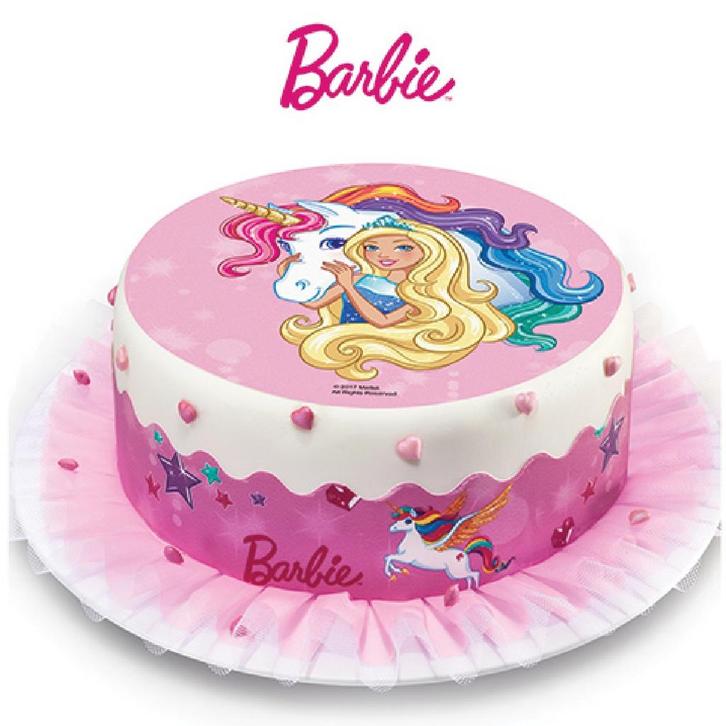 Taartdecoratie Sheets Barbie Set/5, Hobby en Vrije tijd, Taarten en Cupcakes maken, Nieuw, Verzenden
